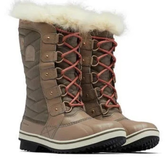 Sorel Tofino Winter Boots Omega Taupe Paradox Pink Women’s NWOT - Picture 2 of 15